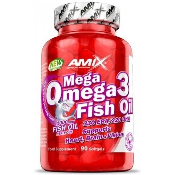 Amix Oméga 3 90 Gélules Vitamines Abaisse Le Cholestérol