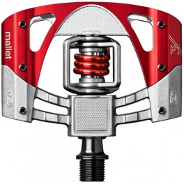 Crank Brothers Pedales Mallet 3 Raw - Rojo NVR Crank Brothers Pedales Mallet 3 Raw - Rojo NVR