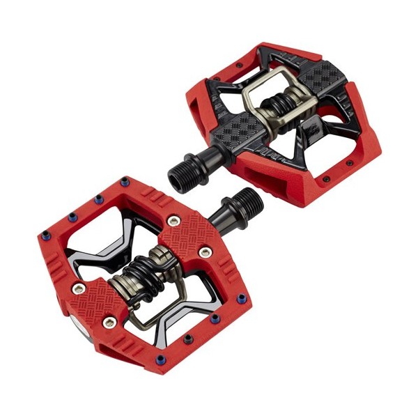 Crank Brothers Pedales Double Shot 3 Rojo-Negro