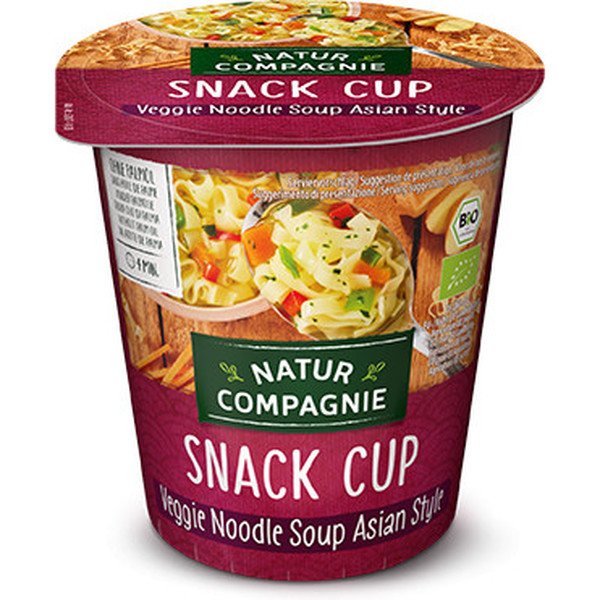 Natur Compagnie Plato Instantáneo Bio Vegetable Noodle Soup 55 Gr