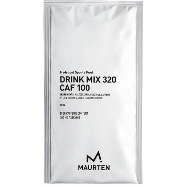 Maurten Drink Mix 320 CAF 1 Envelope x 80 Gr - Bebida Energética com Alta Concentração de Carboidratos e Cafeína. Sem Glúten / Vegano