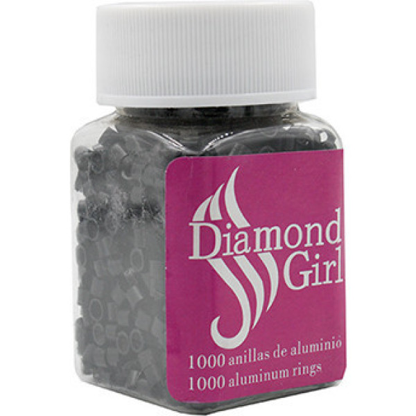 Diamond Girl Sublime Anillas Aluminio Negro 1000 Unidades