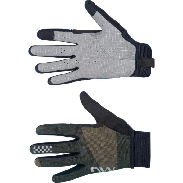 Northwave Gloves Long Air Lf Green Forest-grey