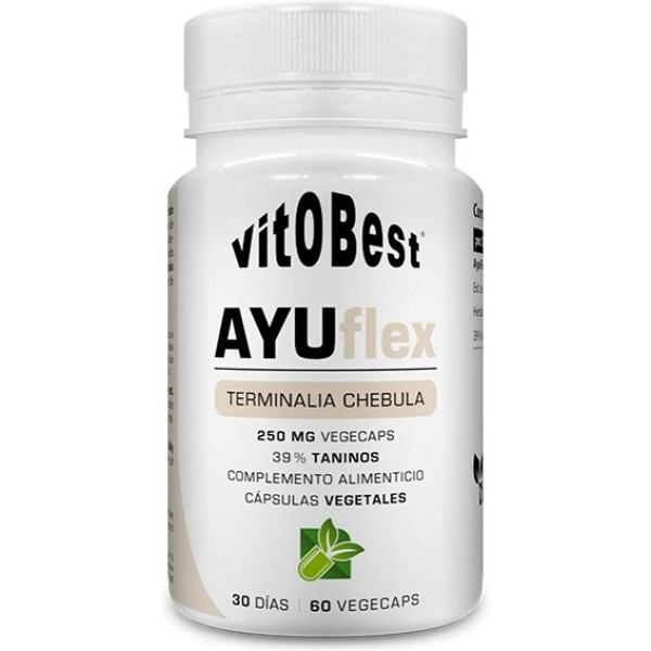 Vitobest Ayuflex 60 Vegecaps - Poderoso Antiinflamatório Inibe as Enzimas COX-1, COX-2 e 5-LOX