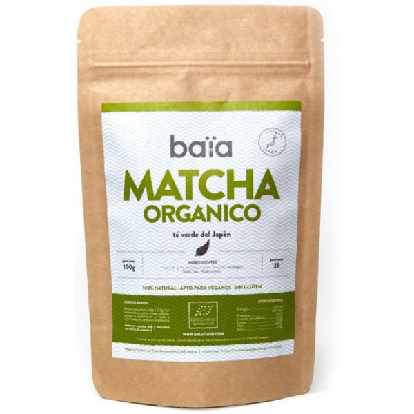 Baïa Food Matcha Organico 100g Sabor Matcha