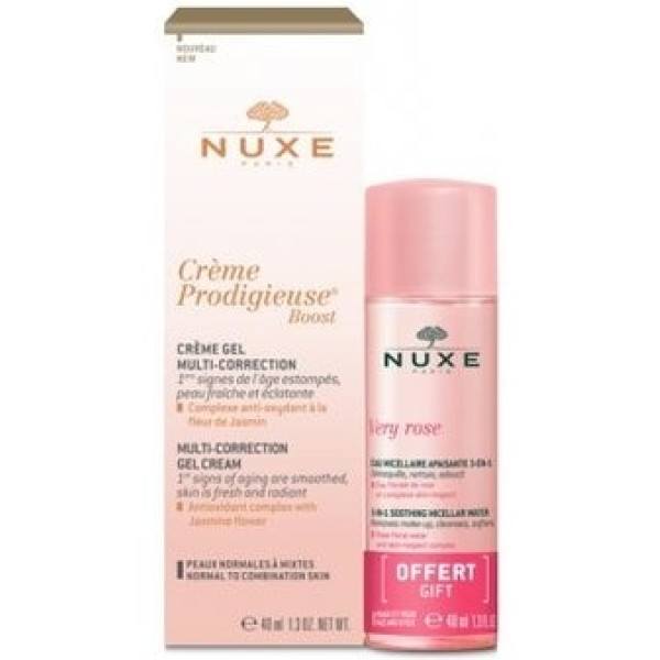 Nuxe Prodigieuse Boost Gel-Crème 40 ml + Eau Micellaire 40 ml
