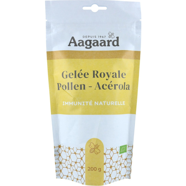 Aagaard Jalea Real. Polen De Flores. Acerola. Lúcuma Bio 200 G De Polvo