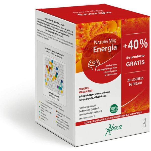Aboca Natura Mix Advanced Energía 28 Sobres