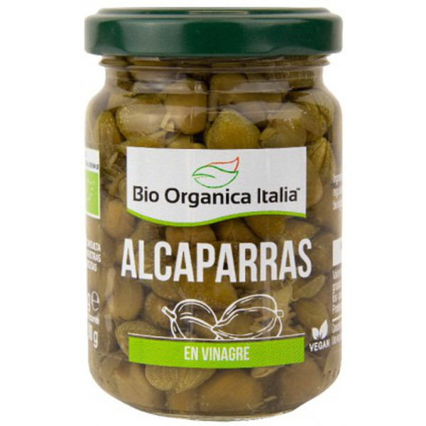 Bio Organica Italia Alcaparras En Vinagre 140 G