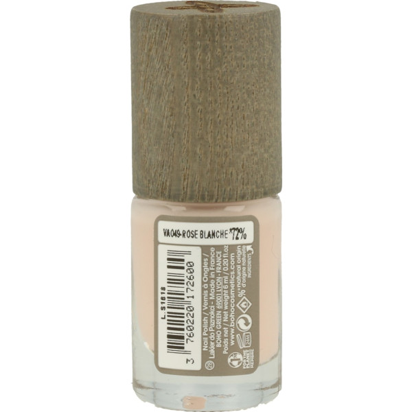 Boho Esmalte De Uñas 49 Rose Blanche 1 Unidad De 5ml (rosa)