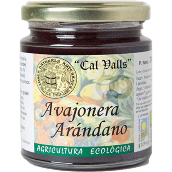 Cal Valls Mermelada De Arándanos Sin Azúcar Eco 240 G