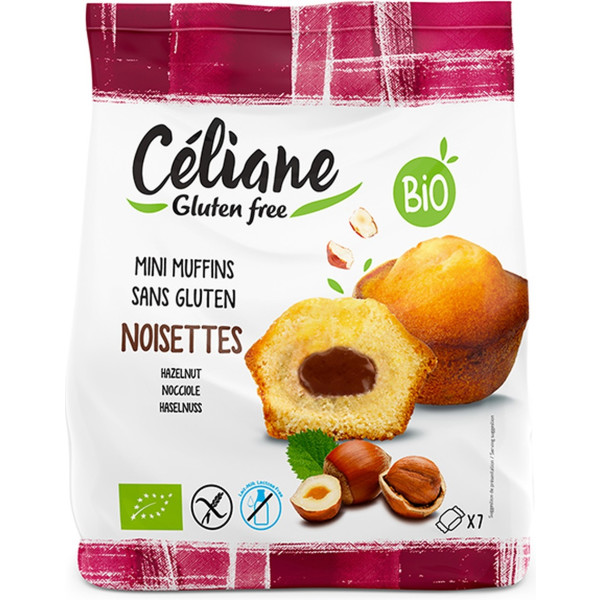 Celiane Gluten Free Mini Muffin Con Avellanas 200 G