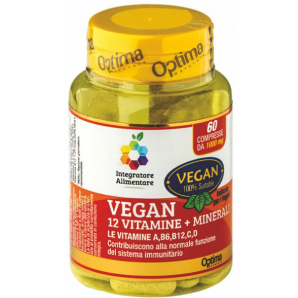 Colours Of Life Vegan 12 Vitaminas + Minerales 60 Tabletas
