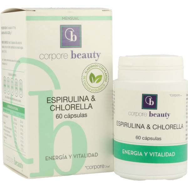 Corpore Beauty Espirulina Y Clorella 60 Caps