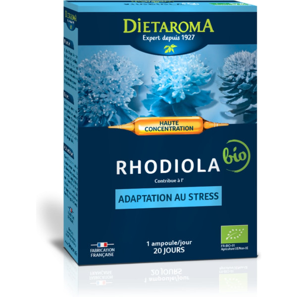Dietaroma Rhodiola Bio Adaptación Al Estrés 20 Ampollas De 10ml