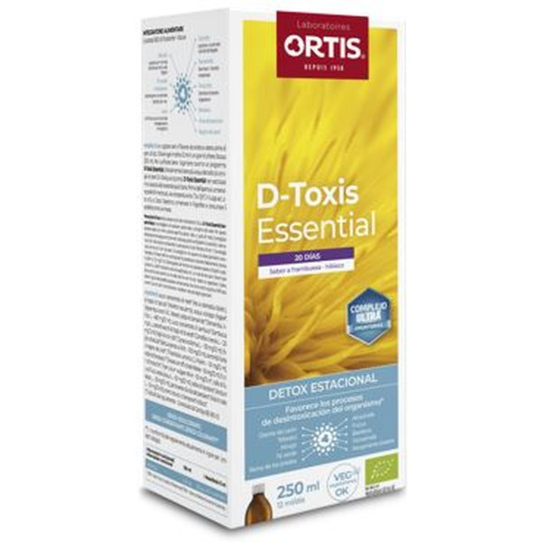 Ortis D-toxis Essential Bio 250 Ml (frambuesa)