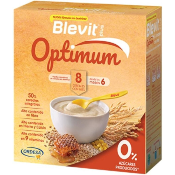 Blevit Plus Optimum 8 Cereales Con Miel 400 Gr