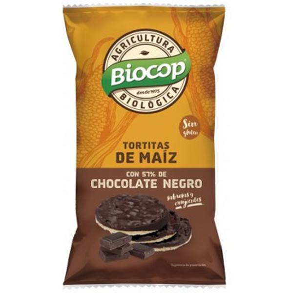 Biocop Tortitas Maiz Chocolate Negro Biocop 95g