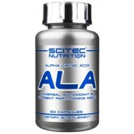 Scitec Nutrition ALA-Ácido Alfa Lipoico 50 caps Scitec Nutrition ALA-Ácido Alfa Lipoico 50 caps