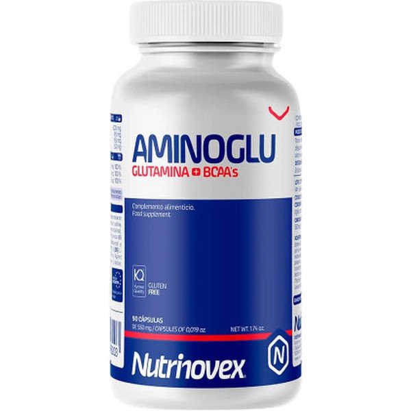 Nutrinovex AminoGlu - Glutamine + BCAA 90 gélules