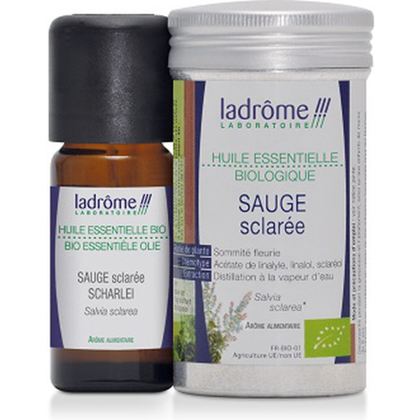 Ladrome Aceite Esencial De Salvia Sclarea 10 Ml De Aceite Esencial