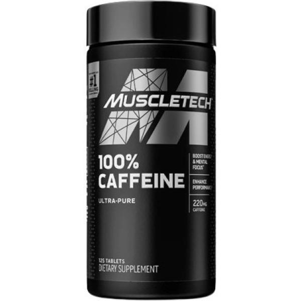 Muscletech 100% caffeina 125 compresse