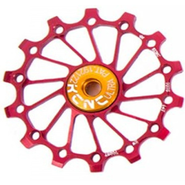 Kcnc Rulina Ultra Sram X-sync Narrow/wide Rodamientos Cerámicos 14d Rojo/dorado