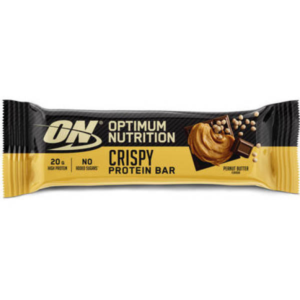 Optimum Nutrition On Crispy Protein Bar 1 Barrita X 65 Gr