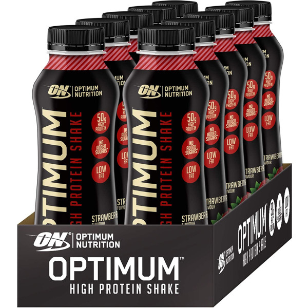 Optimum Nutrition Proteína On Protein Shake 10 botellas x 330 ml