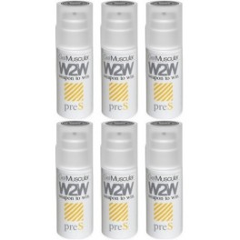 W2W Gel Calentador PreS Activador Muscular 6 botes x 90 ml W2W Gel Calentador PreS Activador Muscular 6 botes x 90 ml