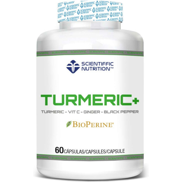 Scientiffic Nutrition Turmeric+ Bioperine 60 Caps