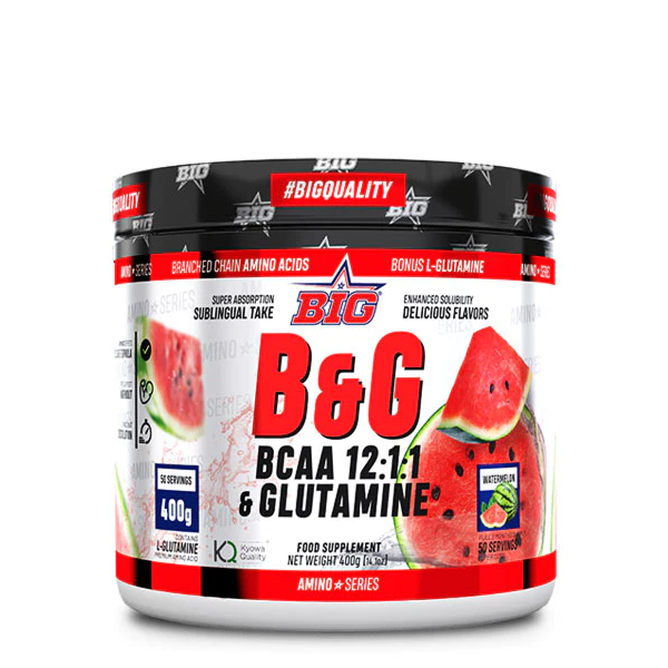 BIG B&G BCAAs + Glutamin 12:1:1 400 gr