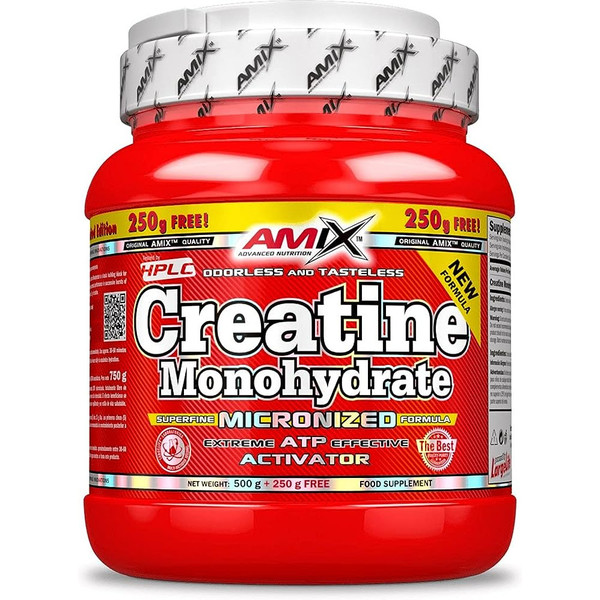 Amix Creatina Monohidratada 500 Gramos 250 Gramos Aumenta La Musculación Mejora El 0995