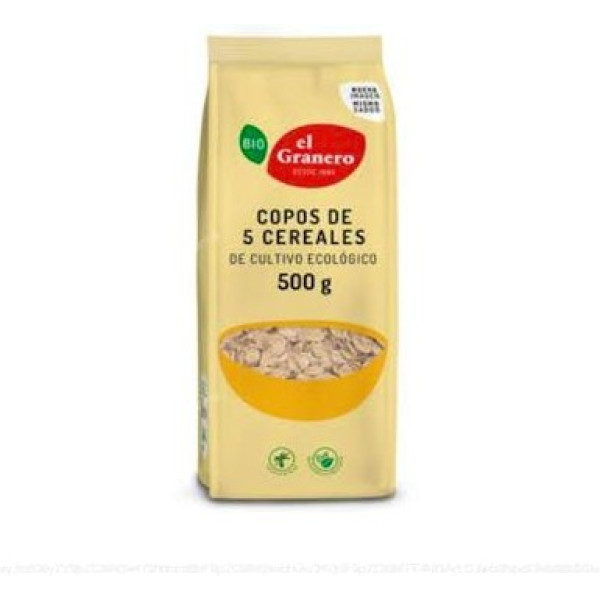 El Granero Flocos Integrais de 5 Cereais Bio 500 gr
