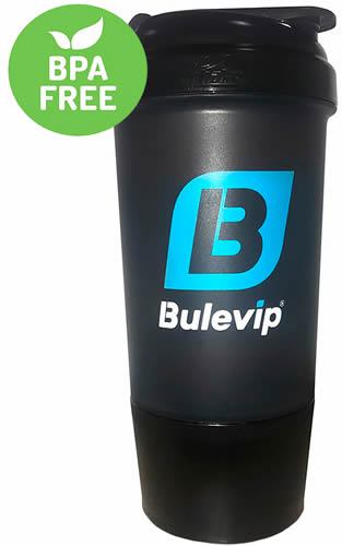 Bulevip Shaker Mezclador Negro - 500 ml Bulevip Shaker Mezclador Negro - 500 ml