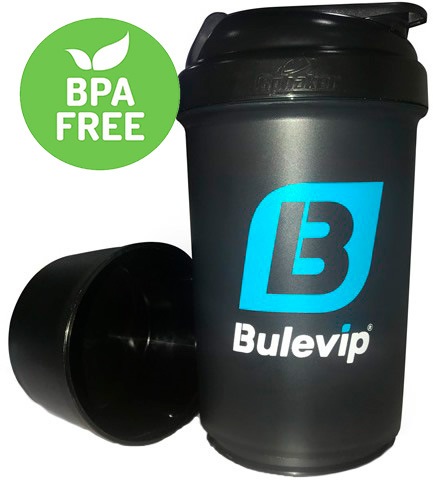 Bulevip Shaker Mezclador Negro - 500 ml Bulevip Shaker Mezclador Negro - 500 ml