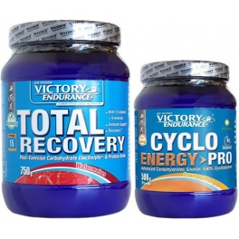Pack Victory Endurance Total Recovery 750 gr + Cyclo Energy Pro 500 gr Pack Victory Endurance Total Recovery 750 gr + Cyclo Energy Pro 500 gr
