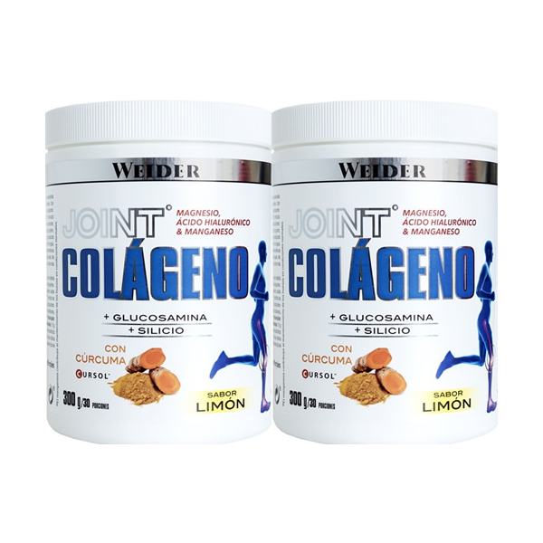 Pack 2 Weider Joint Collagene + Glucosamina + Silicio 300 gr