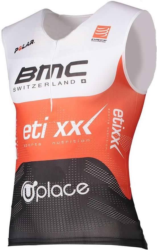 Compressport Camiseta Triatlón TR3 Tank Top -Blanco Ed. BMC ETIXX Compressport Camiseta Triatlón TR3 Tank Top -Blanco Ed. BMC ETIXX