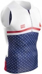 Compressport Tank Top TR3 Ironman 2017 Azul Compressport Tank Top TR3 Ironman 2017 Azul