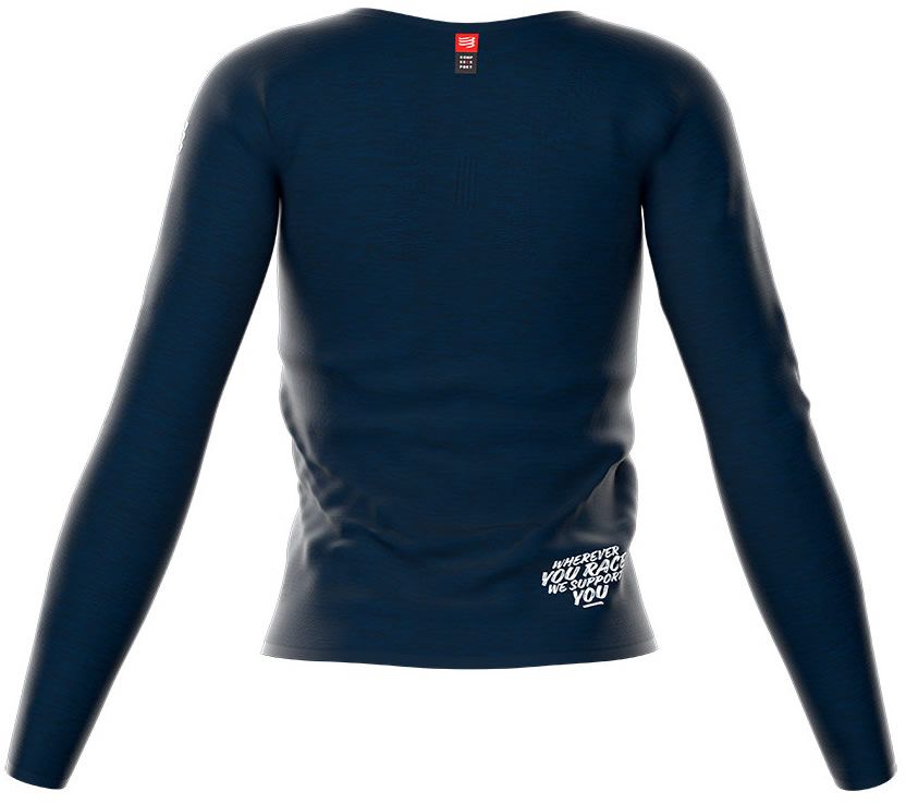 Compressport Training Tshirt LS Camiseta Manga Larga Mujer Mont Blanc 2018 Azul Compressport Training Tshirt LS Camiseta Manga Larga Mujer Mont Blanc 2018 Azul