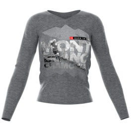 Compressport Training Tshirt LS Camiseta Manga Larga Mujer Mont Blanc 2018 Gris Compressport Training Tshirt LS Camiseta Manga Larga Mujer Mont Blanc 2018 Gris