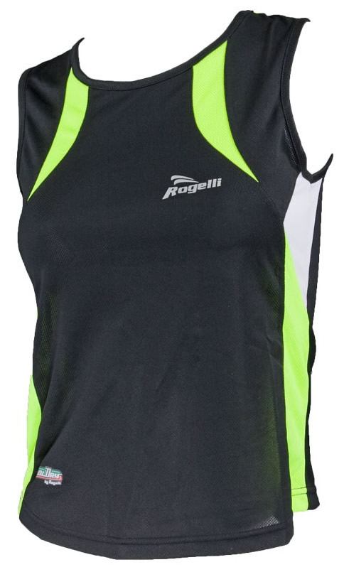 Rogelli Camiseta Mujer sin Mangas Alton Negro - Fluor Rogelli Camiseta Mujer sin Mangas Alton Negro - Fluor
