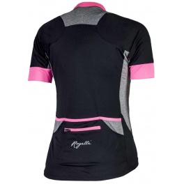 Rogelli Carlyn Maillot Manga Corta Negro - Rosa Rogelli Carlyn Maillot Manga Corta Negro - Rosa