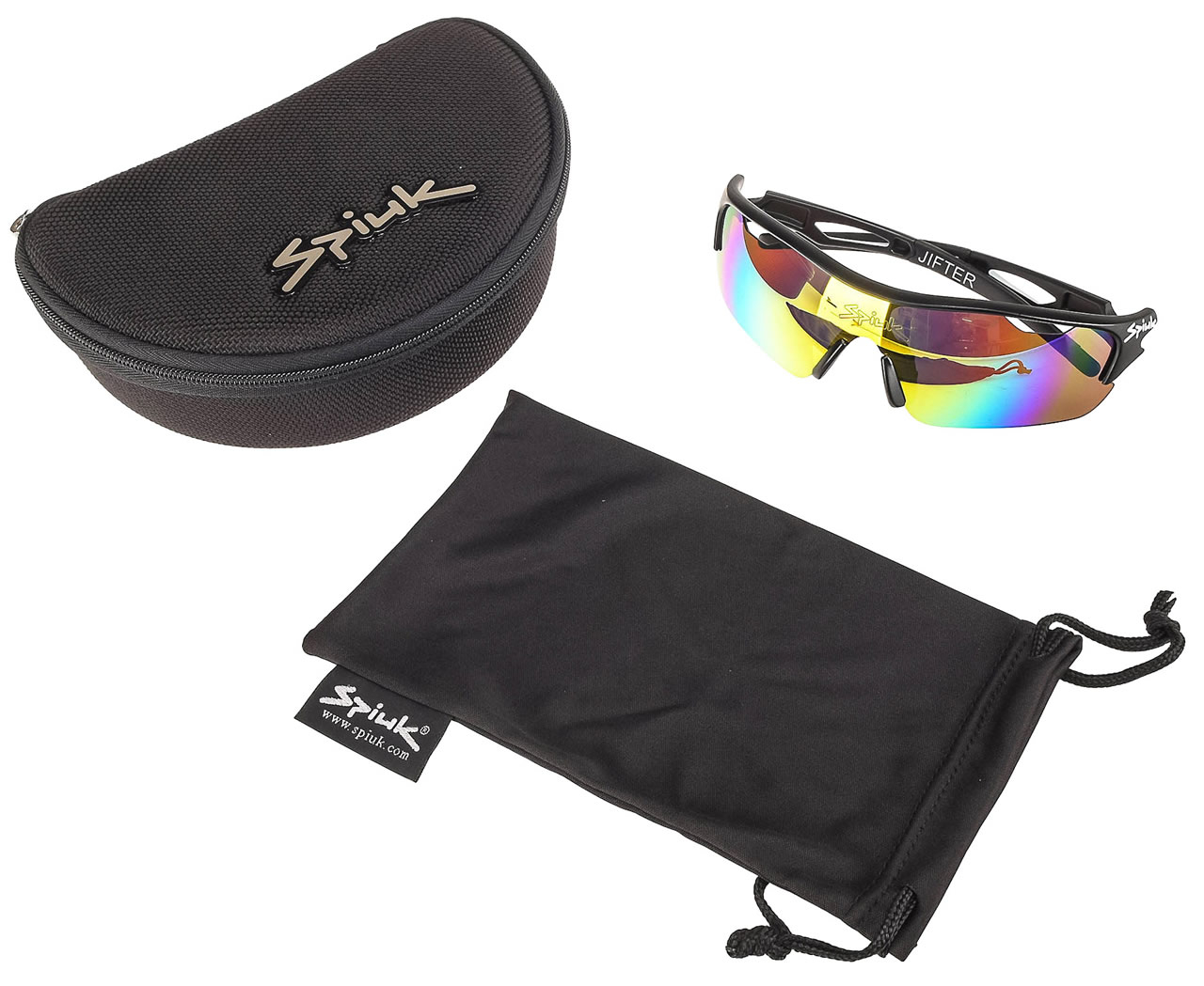 Spiuk Sportline Gafas Jifter Negro - Blanco Lente Espejo Naranja Spiuk Sportline Gafas Jifter Negro - Blanco Lente Espejo Naranja