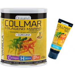 Pack Drasanvi Collmar Colageno Magnesio + Acido Hialuronico + Curcuma 300 gr + Cremigel Colageno Marino Hidrolizado 75 ml Pack Drasanvi Collmar Colageno Magnesio + Acido Hialuronico + Curcuma 300 gr + Cremigel Colageno Marino Hidrolizado 75 ml