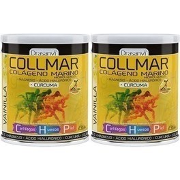 Pack Drasanvi Collmar Colageno Magnesio + Acido Hialuronico + Curcuma 2 botes x 300 gr Pack Drasanvi Collmar Colageno Magnesio + Acido Hialuronico + Curcuma 2 botes x 300 gr