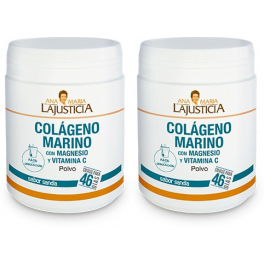 Pack Ana Maria LaJusticia Colageno Marino con Magnesio + Vit.C 2 botes x 350 gr Pack Ana Maria LaJusticia Colageno Marino con Magnesio + Vit.C 2 botes x 350 gr