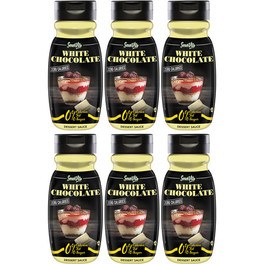 Servivita Salsa Chocolate Blanco sin Calorias 6 botes x 320 ml Servivita Salsa Chocolate Blanco sin Calorias 6 botes x 320 ml
