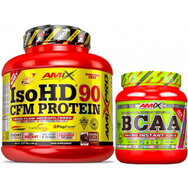 Pack Amix Pro Iso HD CFM Protein 90 1800 gr + BCAA Micro Instant Juice 300 gr Pack Amix Pro Iso HD CFM Protein 90 1800 gr + BCAA Micro Instant Juice 300 gr